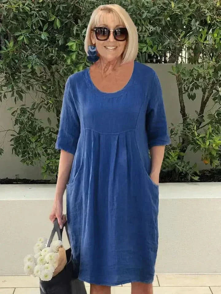 Jana - Loose Dress with Pockets