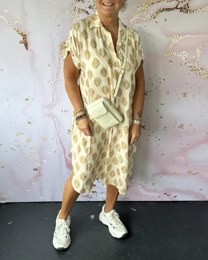 Dini™ | Stylish V-Neck Dress