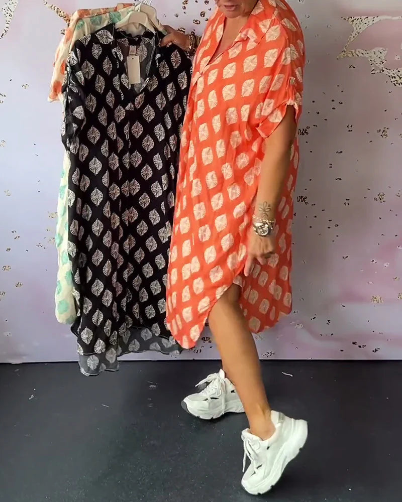 Dini™ | Stylish V-Neck Dress