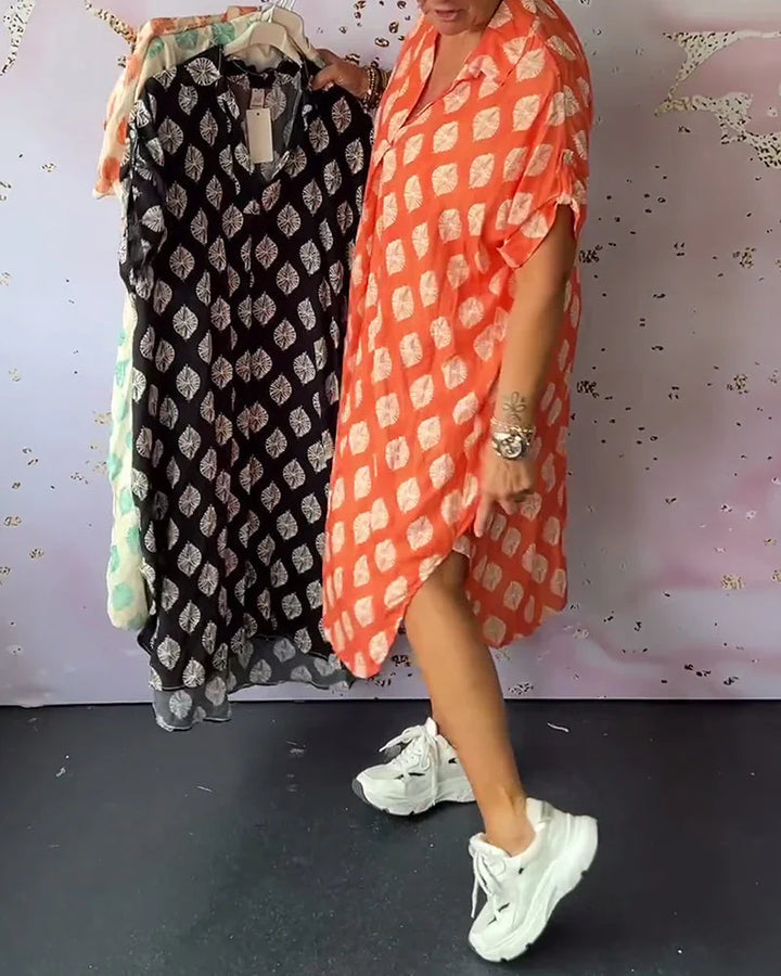 Dini™ | Stylish V-Neck Dress