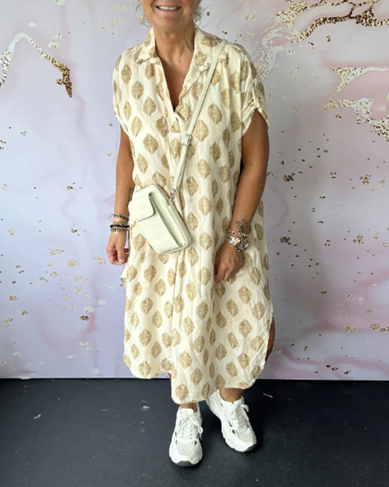 Dini™ | Stylish V-Neck Dress