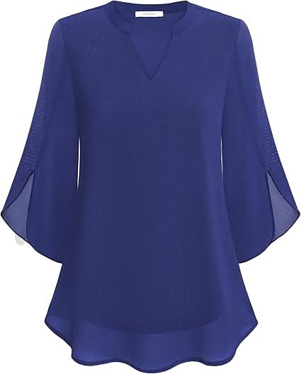 Celest | Double Layers Chiffon Blouse