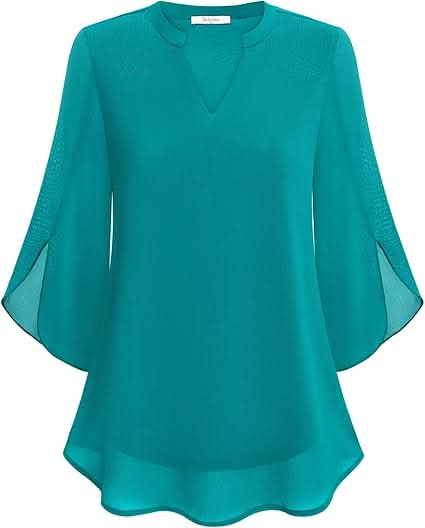 Celest | Double Layers Chiffon Blouse
