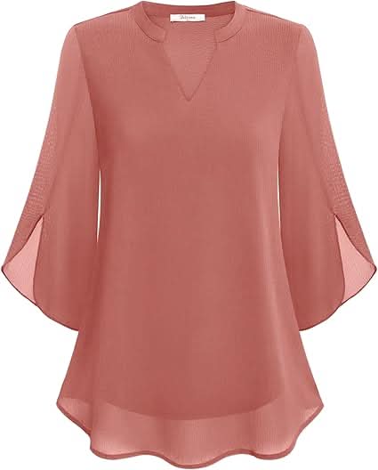 Celest | Double Layers Chiffon Blouse