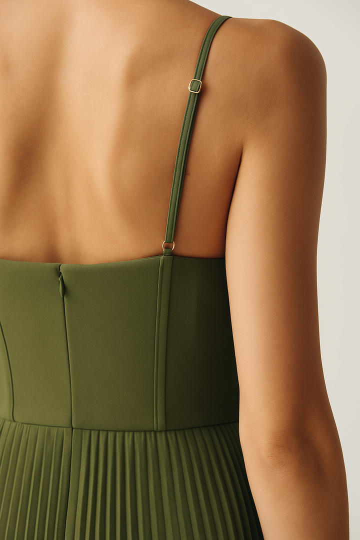 Olivia – Modern Elegance — Open Back Dress