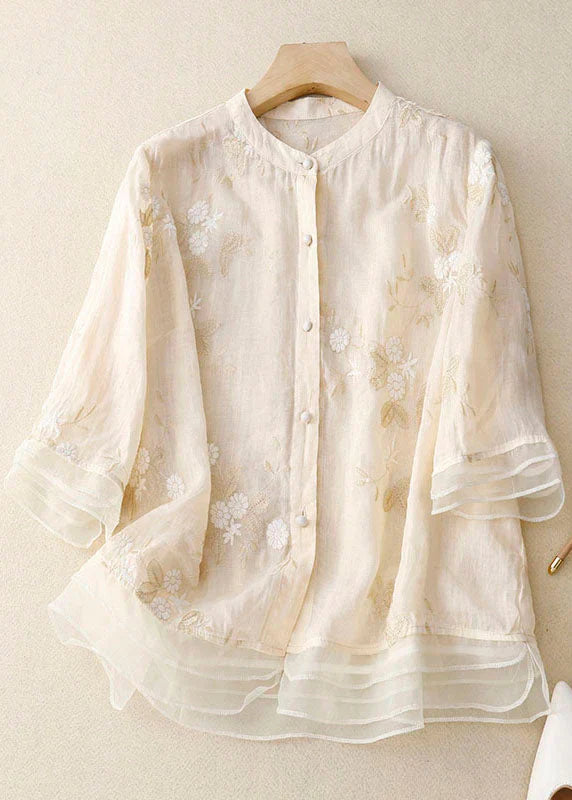 Eloise™ - Elegant Embroidered Blouse
