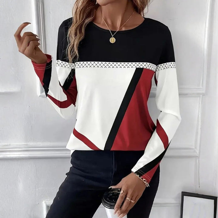 T-Shirt Casual Color Blocks