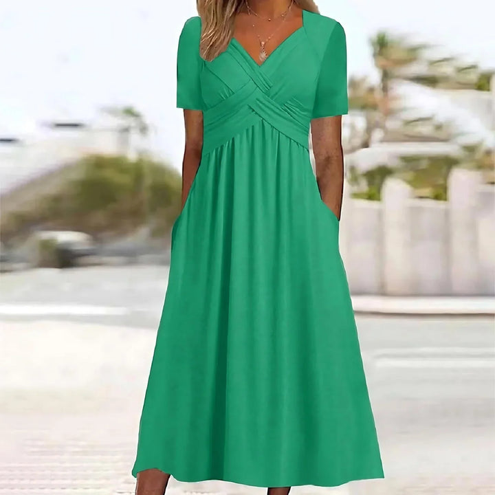 ANNE – ELEGANT DRESS WITH TUMMY COVERAGE