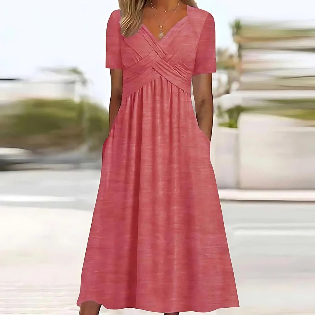 ANNE – ELEGANT DRESS WITH TUMMY COVERAGE