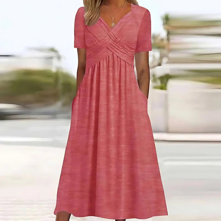 ANNE – ELEGANT DRESS WITH TUMMY COVERAGE