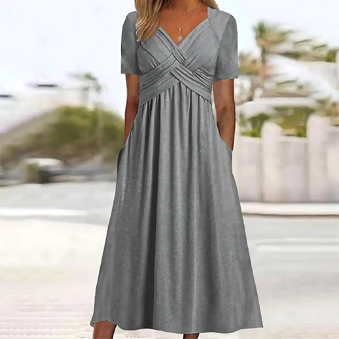 ANNE – ELEGANT DRESS WITH TUMMY COVERAGE
