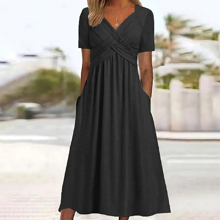 ANNE – ELEGANT DRESS WITH TUMMY COVERAGE