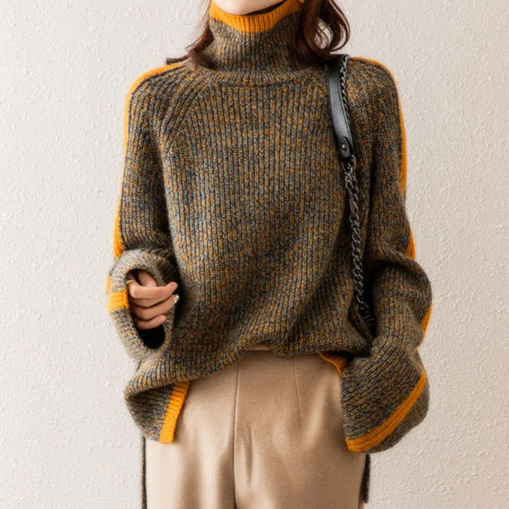 Zoey™ | Knitted Sweater With Turtleneck