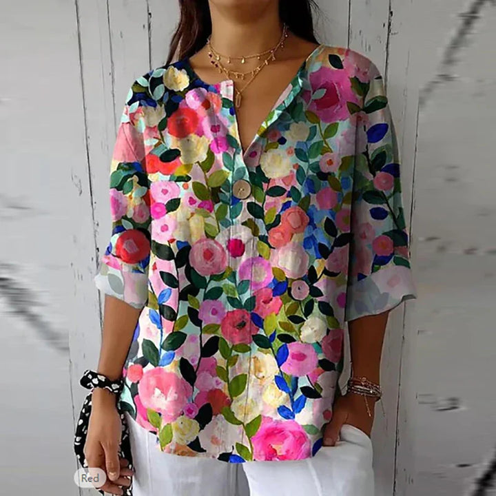 Lena - Elegant summer blouse for women