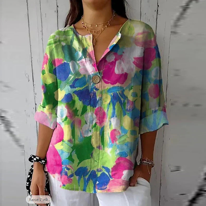 Lena - Elegant summer blouse for women