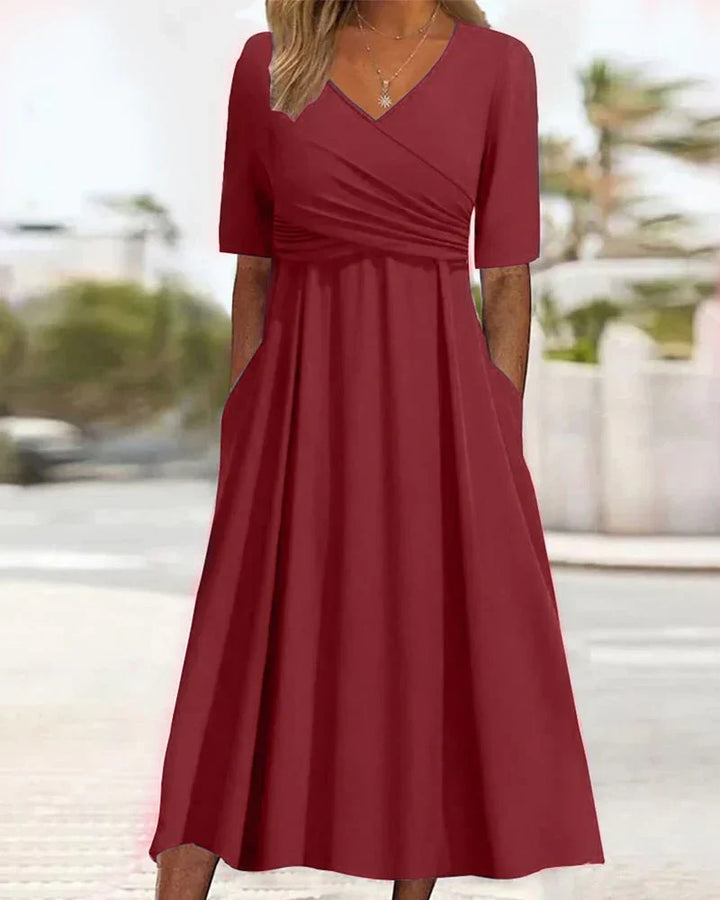 ANNE – ELEGANT DRESS WITH TUMMY COVERAGE