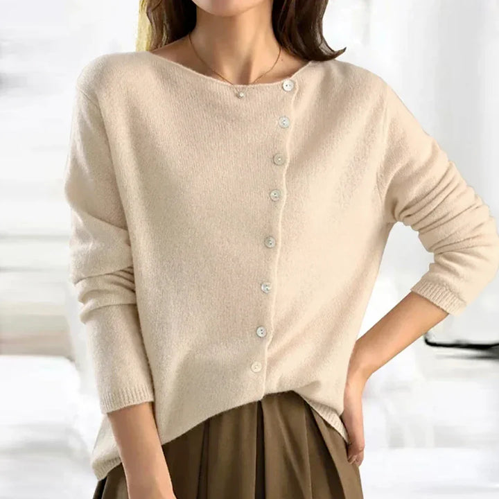 Lia™ | Plain Long-Sleeved Sweater