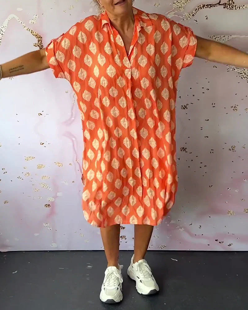 Dini™ | Stylish V-Neck Dress